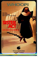 Seltene Telefonkarte - Tuchstone Home Video  -  Whoopi - Sister Act  -  Nur 3.000 Stück  1993 - O-Serie : Serie Clienti Esclusi Dal Servizio Delle Collezioni