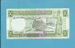 SYRIA - 5 POUNDS - 1991 - Pick 100.e - UNC. - 2 Scans - Syrien