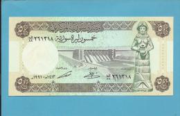 SYRIA - 50 POUND - 1991 - Pick 103.e - UNC. - 2 Scans - Syria