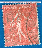 * 1924 / 1932 N° 199  FOND LIGNÉE DOS CHARNIÈRE OBLITÉRÉ ARTHUR MAURY 20.00 € - Used Stamps