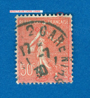 1924 / 1932 N° 199  FOND LIGNÉE  OBLITÉRÉ 11.7.30 - Gebraucht