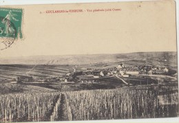 Cpa    89 Yonne   Coulanges La Vineuse  Vue Generale Cote Ouest - Coulanges La Vineuse