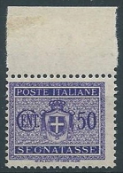 1945 LUOGOTENENZA SEGNATASSE RUOTA 50 CENT MNH ** - W133-4 - Taxe