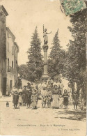 34/ Clermont L'herault - Place De La République - Photo Froment - Ecrite En 1907 - Trés Belle Animation - Clermont L'Hérault