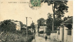 CPA 95 ST PRIX LA GRANDE RUE 1907 - Saint-Prix
