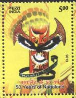Mint  Stamp 50 Years Of  Nagaland 2013 From India - Neufs