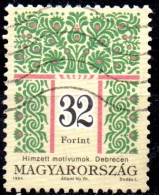 HUNGARY 1994 Traditional Patterns - 32fo. - Multicoloured  FU - Gebruikt
