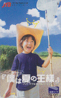 Carte Prépayée Japon - JTB - Enfant / PECHE à L´haveneau - Child FISHING Japan Prepaid Card -  FISCHEN Tosho Karte - 728 - Sport