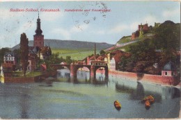 CPA Colorisée - Radium-Solbad Kreuznach - Nahebrücke Und Kauzenberg - 1929 - Bad Kreuznach