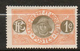 St Pierre Et Miquelon Pècheur  1909-17  N°78 - Unused Stamps