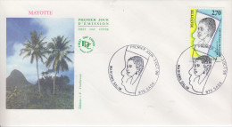 Enveloppe FDC   1er Jour    MAYOTTE     Mariama   SALIM      SADA   1998 - Sonstige & Ohne Zuordnung