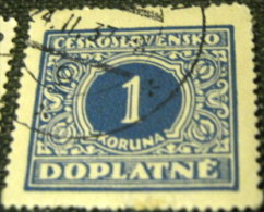 Czechoslovakia 1928 Postage Due 1k - Used - Postage Due