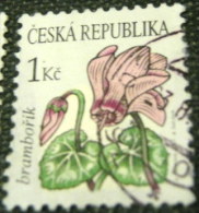 Czech Republic 2007 Flowers Cyclamen 1k - Used - Used Stamps