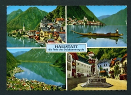 AUSTRIA  -  Hallstatt  Multi View  Used Postcard As Scans - Hallstatt