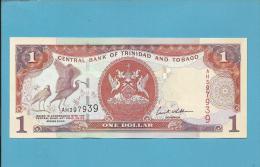 TRINIDAD AND TOBAGO - 1 DOLLAR - 2002 - Pick 41 - Sign. 8 -  UNC. - 2 Scans - Trindad & Tobago