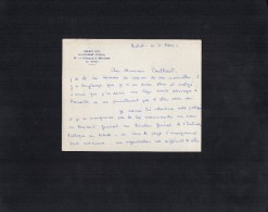 VP1680 - CDV - Carte De Visite - Cabinet Civil Du Président Général De La République Française Au Maroc - RABAT - Cartes De Visite