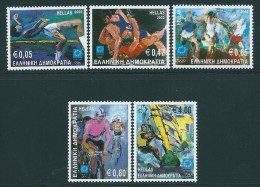 (B251-1) Greece / Grece / Griechenland 2003 Olympic Games Athens 2004 "Body And Mind" Set MNH - Summer 2004: Athens