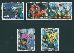 (B250-1) Greece 2003 Olympic Games Athens 2004 "Body And Mind" Set MNH - Unused Stamps