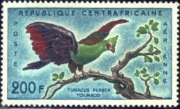 BIRDS-TOURACO-CENTRAL AFRICA-1960-MNH-B4-255 - Coucous, Touracos