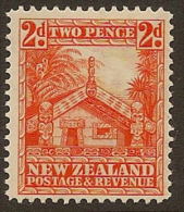 NZ 1935 2d Whare SG 580 HM #MQ154 - Ungebraucht