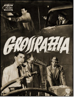 Das Neue Film-Programm Von Ca. 1954  -  "Grossrazzia"  -  Mit Jack Webb , Ben Alexander - Magazines