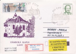 I0239-41 - Czechoslovakia (1992) Postal Stationery / President Vaclav Havel: Lany (3 Pcs.), 600 Years Of Village - Sobres