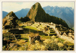 Delcampe - PERU'    MACHU-PICCHU   LA FAMOSA  CITTA'  INCA       (NUOVA CON DESCRIZIONE DEL SITO SUL RETRO) - Peru