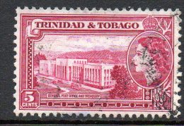 Trinidad & Tobago 1953-59 Definitives - 5c GPO & Treasury Used - Trinité & Tobago (...-1961)