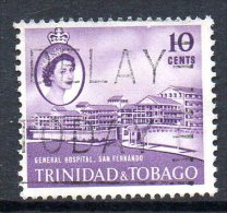 Trinidad & Tobago 1960-67 Definitives - 10c General Hospital Used - Trinité & Tobago (...-1961)