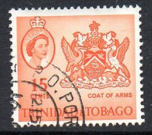 Trinidad & Tobago 1960-67 Definitives - 15c Coat Of Arms Used - Trinidad & Tobago (...-1961)