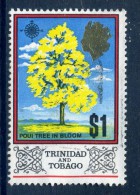 Trinidad & Tobago 1969-72 Definitives - $1 Poui Tree Used - Trinité & Tobago (...-1961)