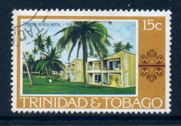 Trinidad & Tobago 1976-78 Paintings, Hotels & Orchids - 15c Value Used - Trinidad & Tobago (...-1961)