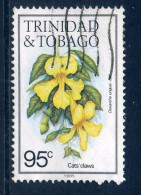 Trinidad & Tobago 1983-89 Flowers - 95c Value (1985 Imprint Date) Used - Trinidad & Tobago (...-1961)