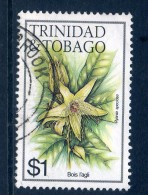 Trinidad & Tobago 1983-89 Flowers - $1 Value (No Imprint Date) Used - Trinidad Y Tobago