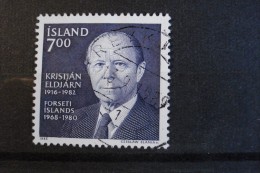 Islande - Année 1983 - Kristjan Eldjarn 7k - Y.T. 564 - Oblitéré - Used - Gestempeld - Gebraucht