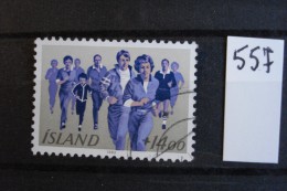 Islande - Année 1983 - Coureurs à Pied 14k - Y.T. 557 - Oblitéré - Used - Gestempeld - Usados