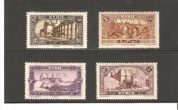 SYRIE  POSTE AERIENNE  N°26/29  NEUF * - Unused Stamps