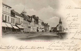 ROUTOT  L Eglise Et La Grande Rue - Routot