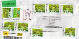 Luxembourg Registered Cover To Portugal - Storia Postale