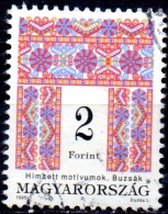 HUNGARY 1994 Traditional Patterns -  2fo. - Multicoloured   FU - Oblitérés