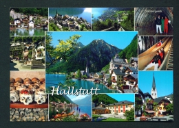 AUSTRIA  -  Hallstatt  Multi View  Used Postcard As Scans - Hallstatt