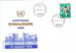 ONU-L43 - NATIONS-UNIES Bureau De Vienne - FDC Donaupark - FDC