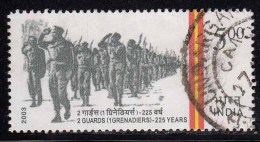 India Used 2003, 2nd Guard, Greanadiers, Soldiers, Army, Defence (sample Image) - Used Stamps