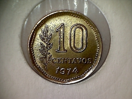 Argentine 10 Centavos 1974 - Argentina