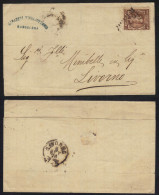 ESPAGNE - BARCELONA / 1876 LETTRE DE BARCELONE POUR L ITALIE (ref 6231E) - Storia Postale