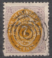 Denmark Danish Antilles (West India) 1873 Perf. 14/13,5 Normal Frame Mi#8 I Yvert#9 Orange Brown Colour, Used - Danemark (Antilles)