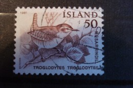 Islande - Année 1981 - Troglodytes Troglodytes 50a - Y.T. 520 - Oblitéré - Used - Gestempeld - Oblitérés