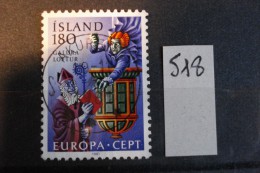 Islande - Année 1981 - Europa "Folklore, Légendes" 180a - Y.T. 518 - Oblitéré - Used - Gestempeld - Oblitérés