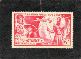 INDE  : U.P.U. (Union Postale Universelle) : 75ème Anniversaire - - Ongebruikt