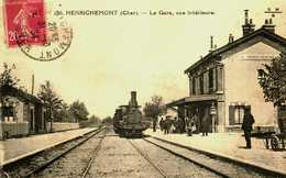 Delcampe - 18 CHER HENRICHEMON  LA GARE TTBE - Henrichemont